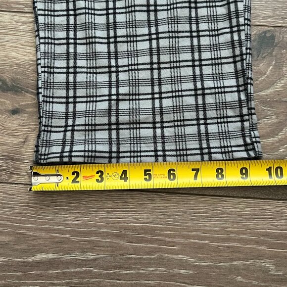 NAUTICA Gray Black Fleece Drawstring Pajama Pants Size XL - Picture 4 of 12